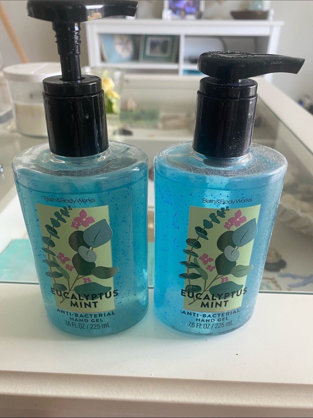 Bath & Body Works Blue Eucalyptus Mint Hand Gel Duo